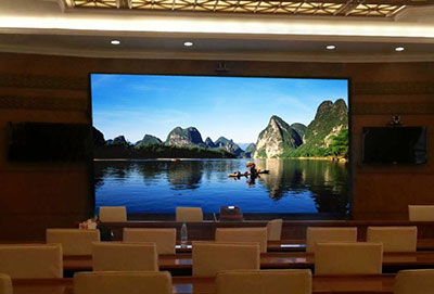 北京某礼堂会议大厅P2.5小间距室内全彩显示屏