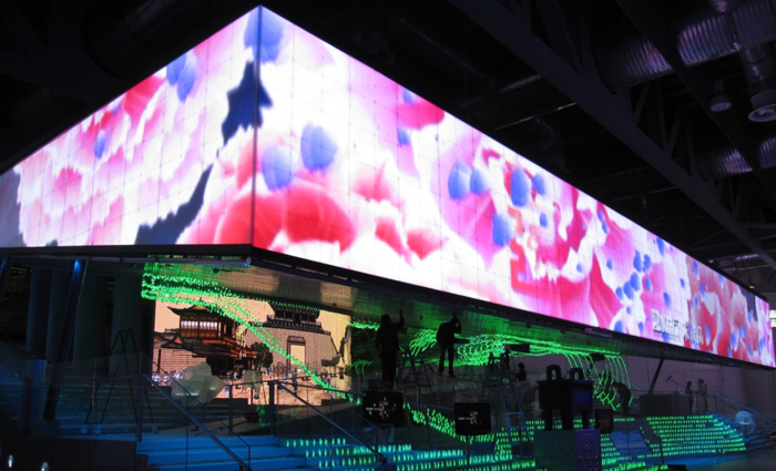 2010上海世博会LED显示屏项目 3500㎡